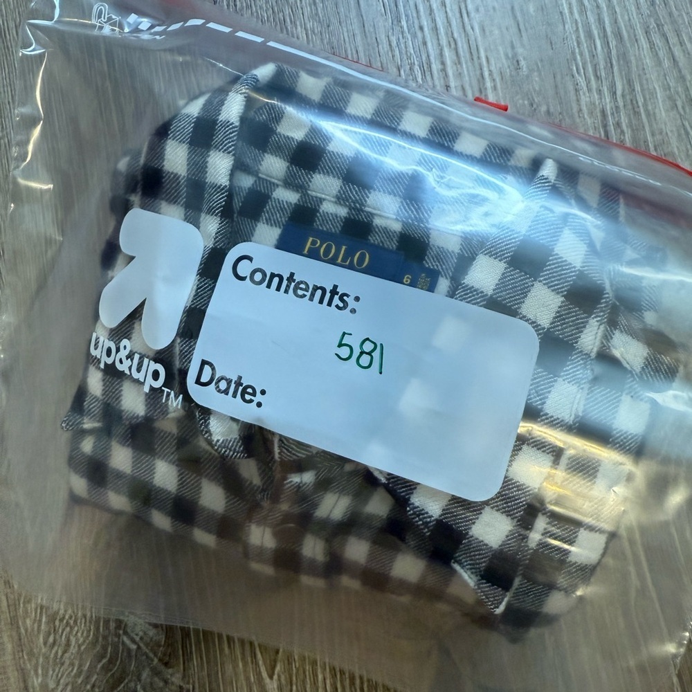 Polo Ralph Lauren Black White Buffalo Checks Size 6 - Picture 7 of 7